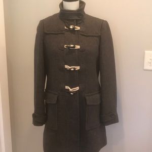 Banana Republic Peacoat Wool Grey Size Small.